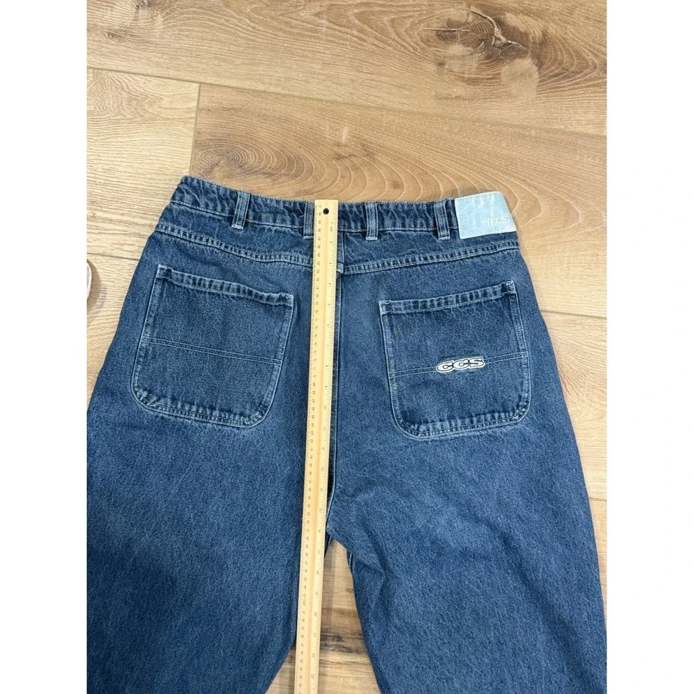 CCS Baggy Loose Taper Jeans Blue Denim‎ W34 L30 Skate Y2K VTG